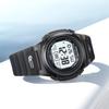 PINDOWS Digital Sports 50m Water LED Backlight Wristwatch with and Perfect for Everyday Use Indoors and Outdoors Women's Watch, Resistant, Alarm,
