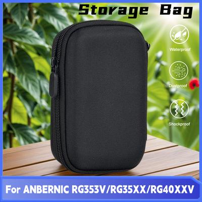 Étui de Jeu Sac en Maille Grande Capacité Résistant à l'Eau Antichoc Étui Rigide pour Joueur de Jeu pour RG353V/RG35XX/RG40XXV/RG353VS