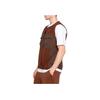 PUMA Color Block V-Neck Zipper Vest Men Tops Brown 630104-65