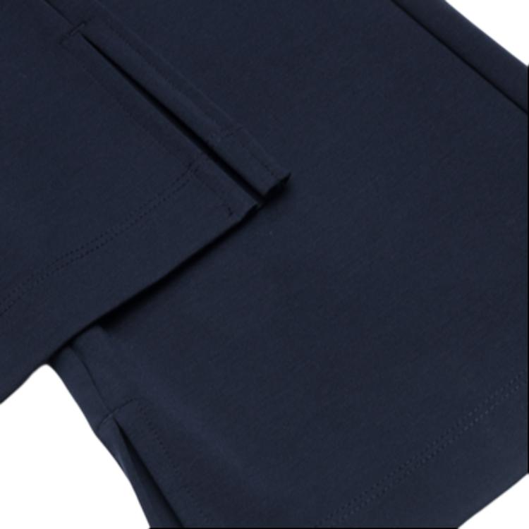 Fila Solid Color Mid Waist Straight Leg Casual Pants Women Bottoms Legendary-Blue F51W421601F-NV