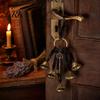 Poignée de porte légère Carillon Clochettes de sorcière pour protection de bouton, Suspendu fait main Accroche métallique au son doux, Cloche décorative vintage Boho Maison