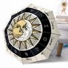 Moon Automatic Umbrella Compact 8-Rib Weight Weight Travel Essential Elegant Women's Umbrella Best for Christmas