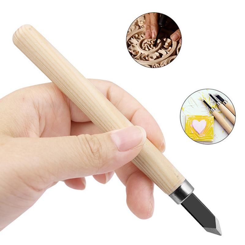6/8/12PCS Wooden Carving Knife Manganese Steel Woodworking Engraving Tools Wood Carving Rubber-stamps Handmade Chiseling Kit ZYF