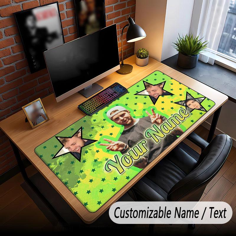 Custom Name Extended Mouse Pad,Alex Warren Gaming Desk Mat For Home Office Desktop Decor