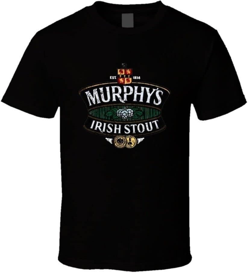 Винтажная футболка Murphy s Irish Stout с эффектом поношенности XS чёрный