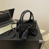 Chic Korean Style Large Capacity Bowknot Bag For Women Spring 2024 Shoulder Crossbody