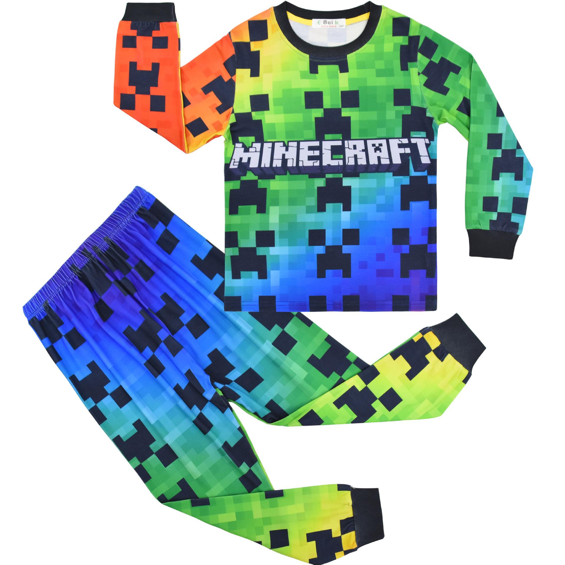 

Cartoon Digital Printing, Middle-Aged And Older Children S Autumn Long-Sleeved Set Loungewear, Jumper + Pants Two-Piece Set 599 120