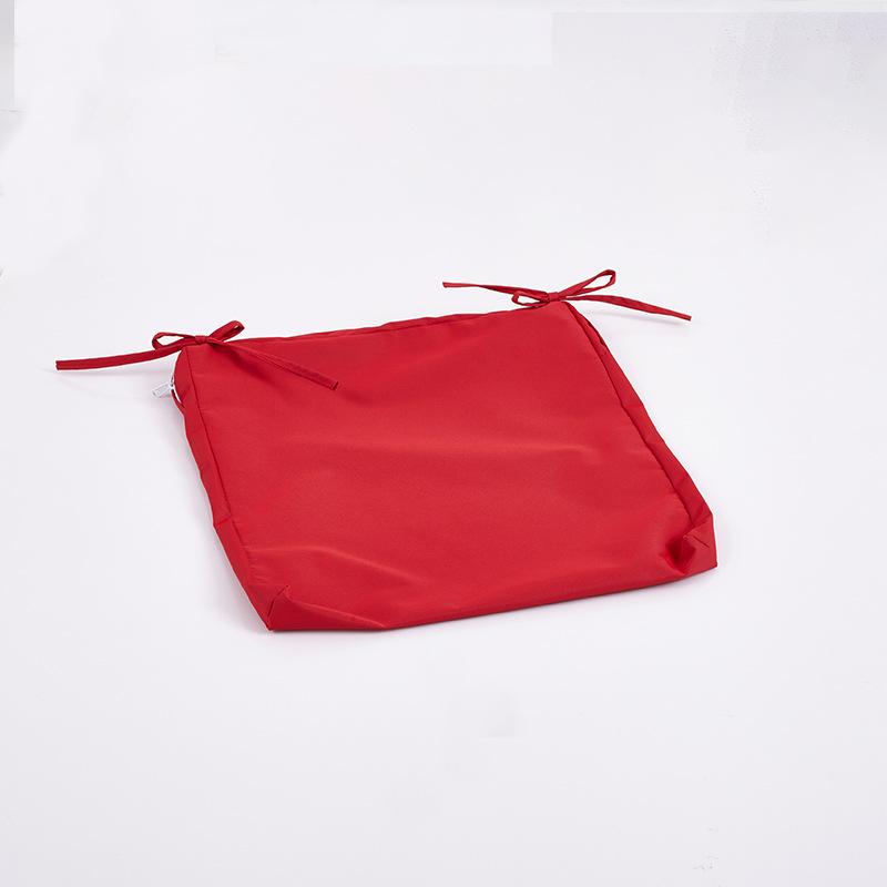 Outdoor Waterproof Cushion Cover, Garden Courtyard Sofa Rattan Chair Seat Pad Replacement, Anti-slip Lace-up Bench Cushion Cover