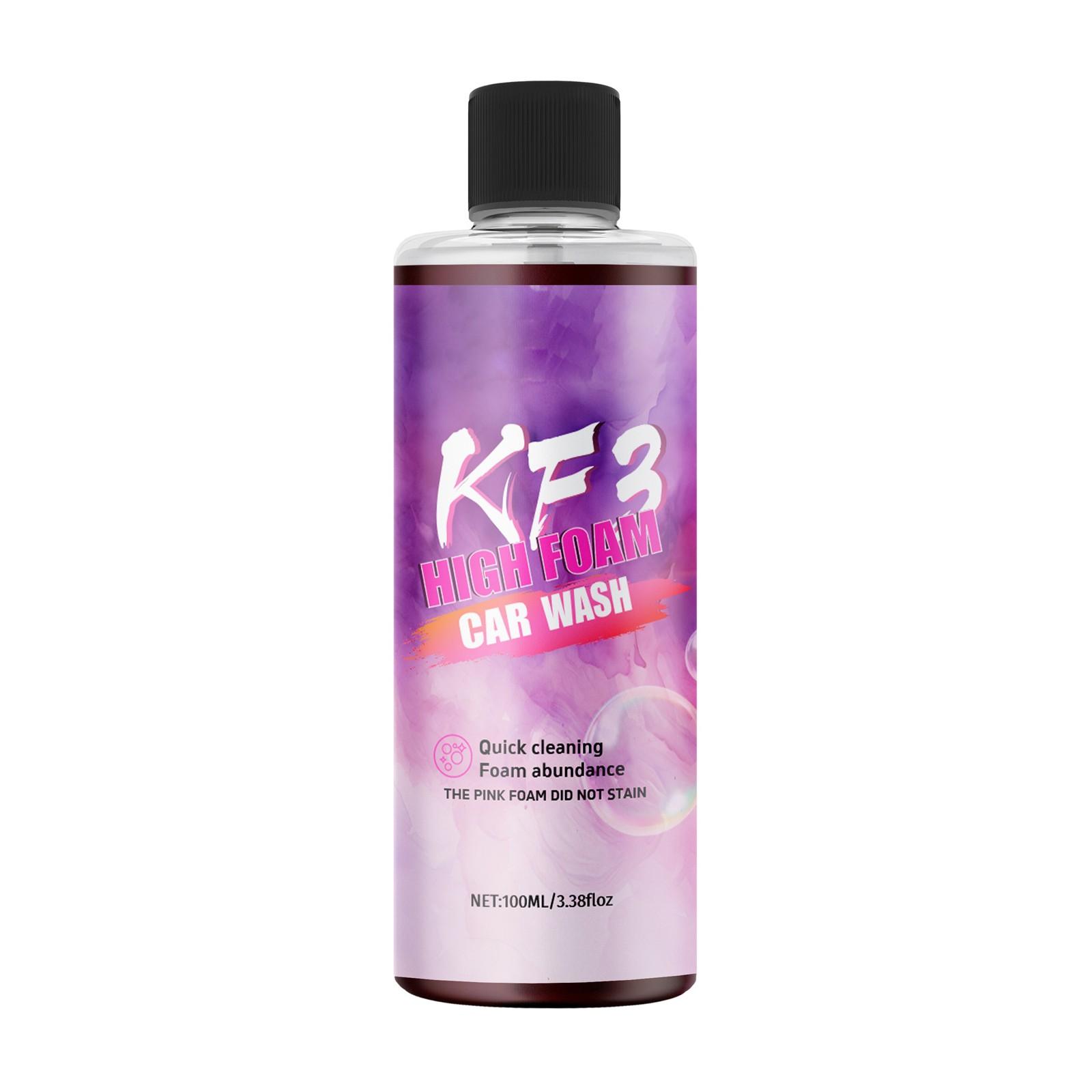 

Bubble Car Wash Liquid Car Motorcycle Prewash Wash High Concentrated High Penal Strength Decontamination Detergent 100ml One Size розовый