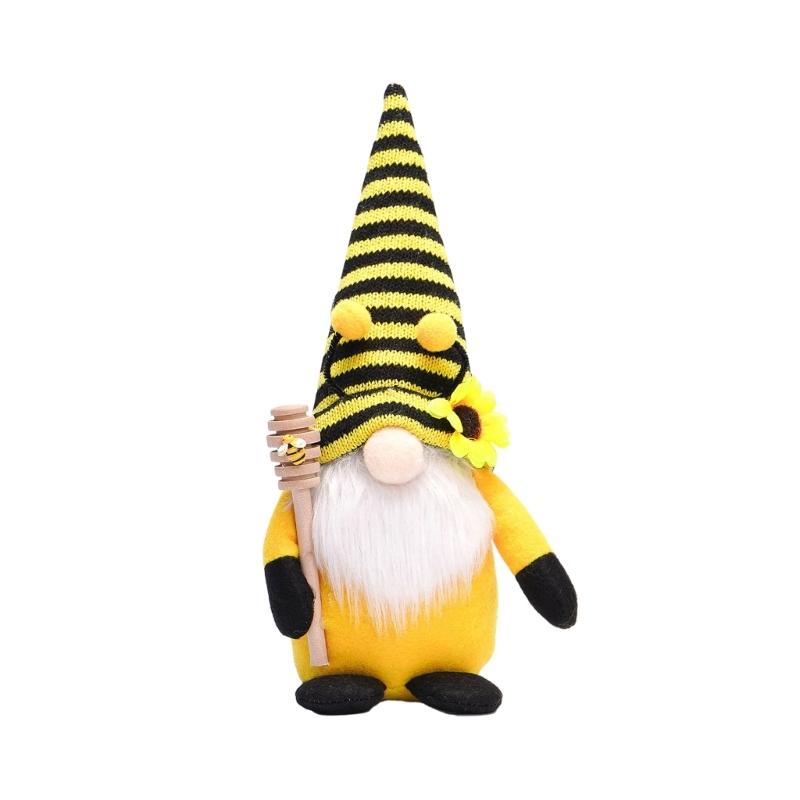 Sunflowers Gnomes Doll Bees Tomte Swedish Nisse Scandinavian Decoration Rudolph (Sunflowers) Honeybee Flower