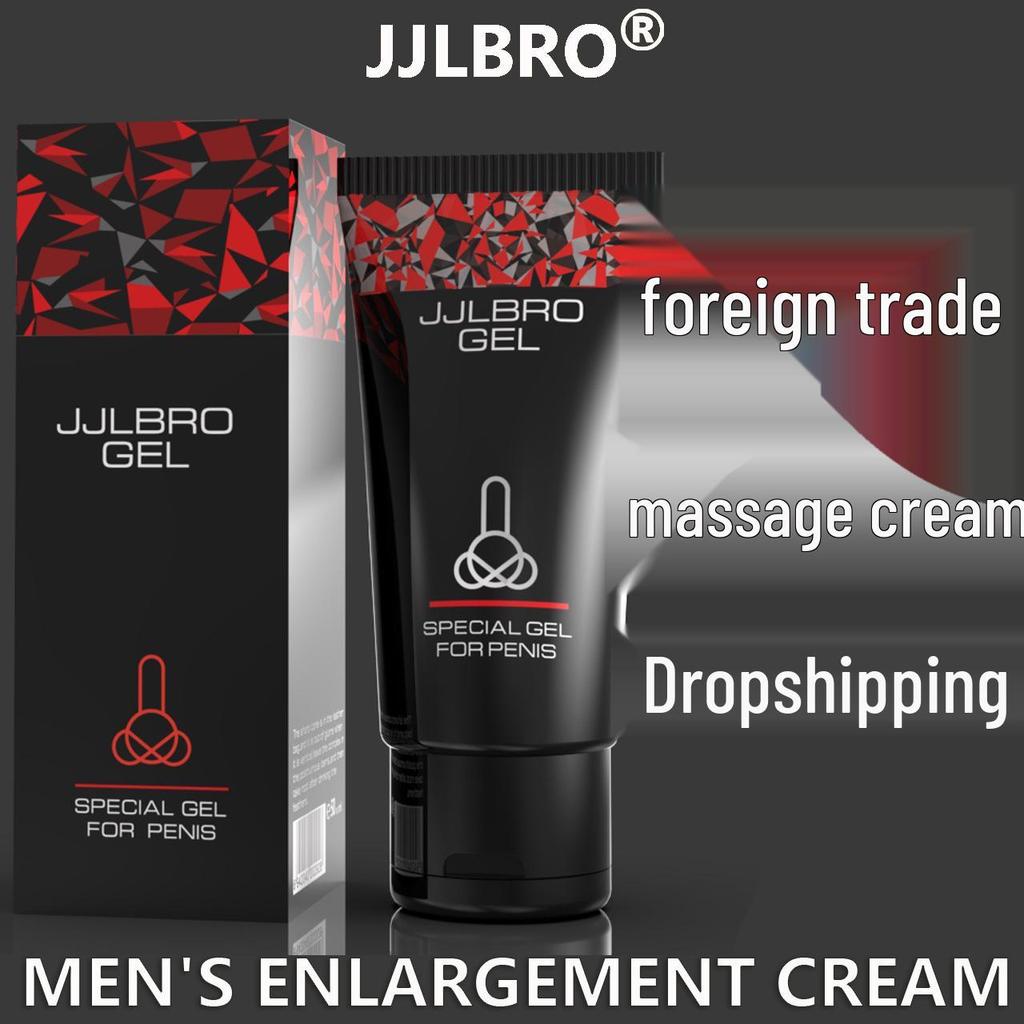 JJLBRO Men's Black Titan Gel: Nourishing Repair Cream for Penis Exercise and Adult Sexual Health.