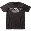 Aerosmith Logo Herren T-Shirt Musik Klassisch Konzert Rock N Roll Band Shirt Neu Schwarz