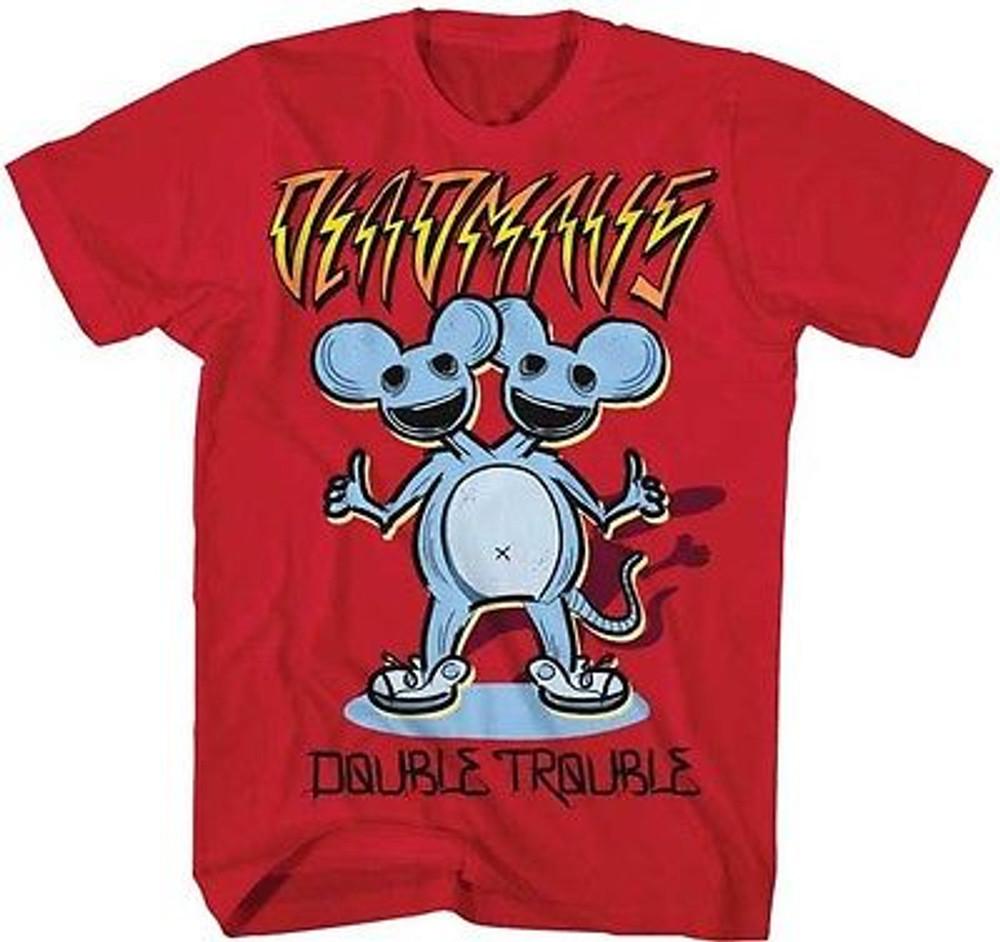 Hot Vintage DEADMAU5 DJ DOUBLE TROUBLE T-shirt unisex SG141  Unisex T-Shirt S