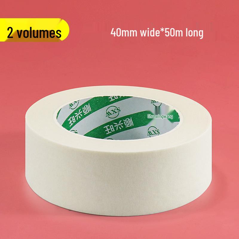Writable Crepe Paper Tape: No-residue, Hand-tearable, Traceless Adhesive Ideal for Art Students, Spray Painting, Color Separation, and Decoration.
