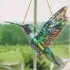 Bunter Wunderschöner Kolibri Anhänger Acryl Wind Sonnen Vögel Fensterhänger Windspiele Fänger Handwerk Vogel Geschenk Heimdeko