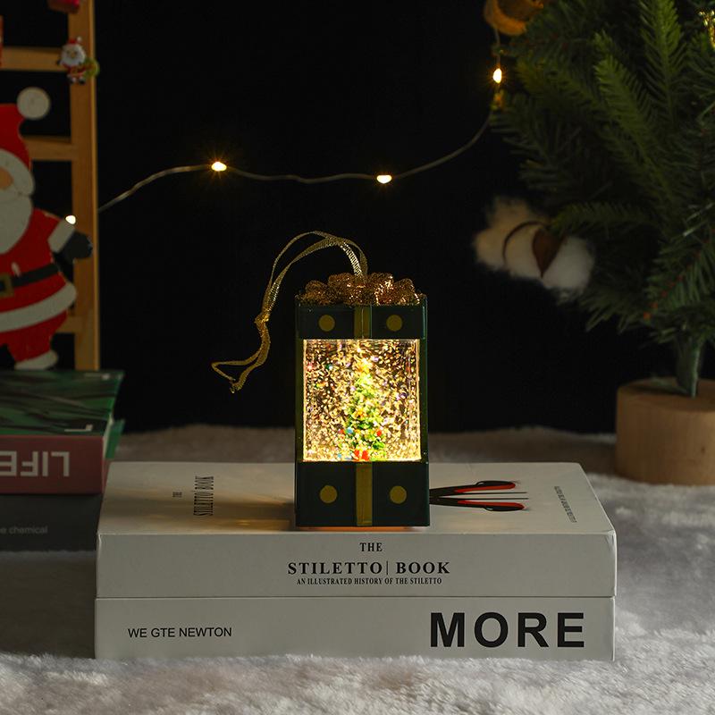 Christmas Glow Candle Lamp: Creative Night Light Ornament & Children's Gift Window Decoration