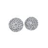 2024 Full Diamond Exaggerated Personality Earrings: Trendy, High-End, Simple Cold Style for Women