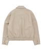 Nowandtomorrow Leather Short Jumper [3 Color]