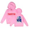 Unisex Letter Print Hooded Sweatshirt Loose Fit Long Sleeve Casual Pullover Winter