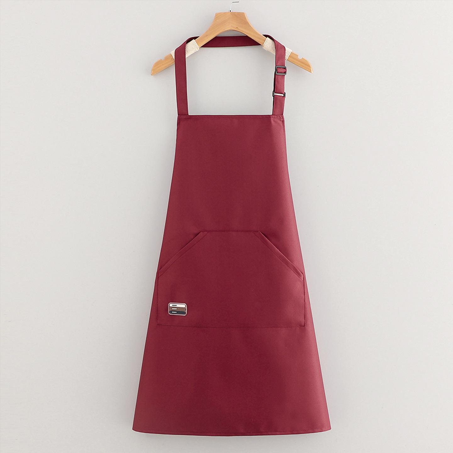 Women s Waterproof Printed Apron with Waistband for Kitchen and Catering