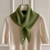 New Fashionable Soft Waxy Wool Small Scarf for Women All Match Neck Scarf Scarf Shawl High End Warm Scarf