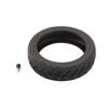 Pneu sem Câmara para Patinete Elétrico 250x54 Resistente a Furos Pneu de Borracha Antiderrapante com Haste de Válvula para Estradas de Neve Areia Cascalho