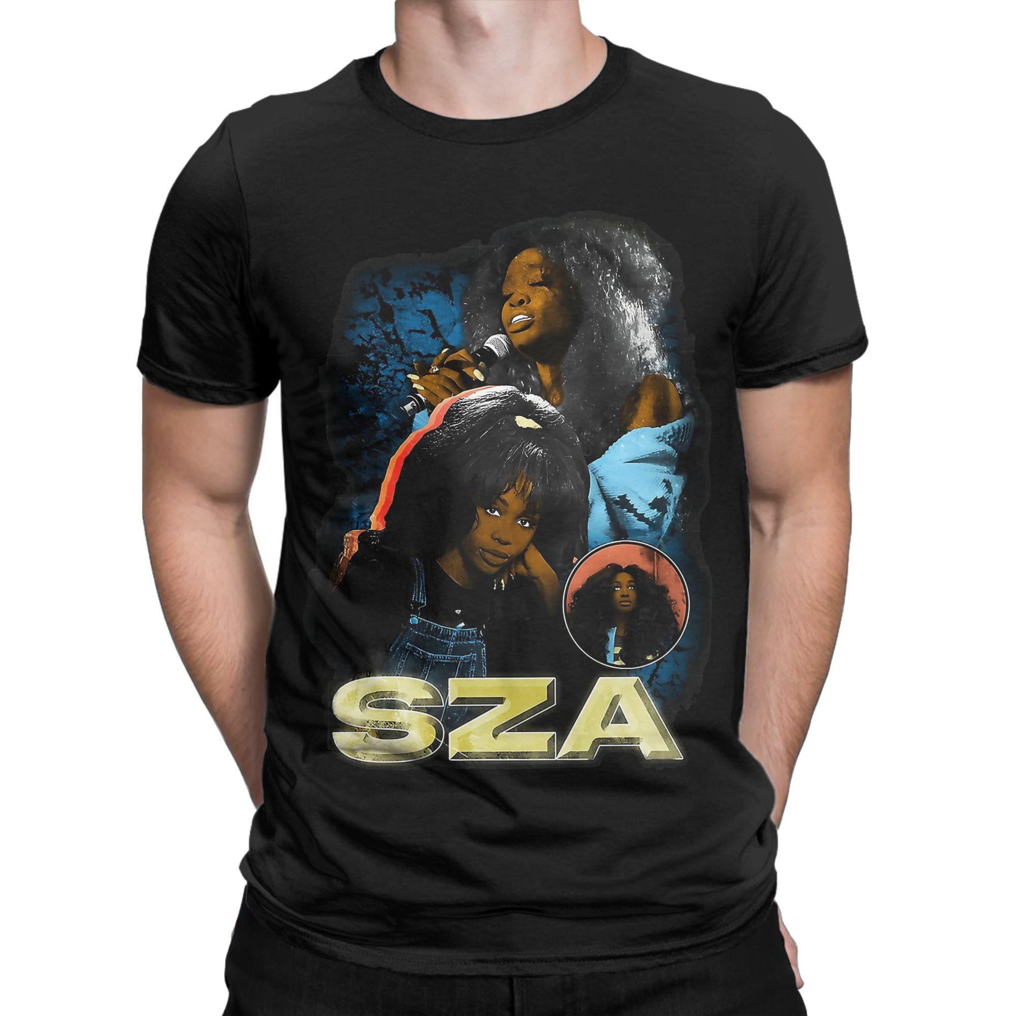 

Kill Bill Nobody Gets Me SOS Tour Men s T Shirt SZA Funny Tee Shirt Short Sleeve Round Neck T-Shirts 100% Cotton 4XL 5XL Clot... S разноцветный