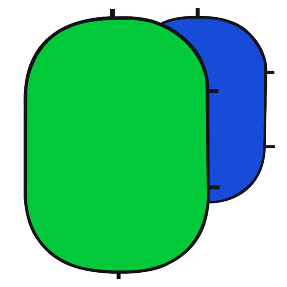 

Портативная фотостудия с хромакеем, двусторонний тканевый фон, зеленый, синий экран
