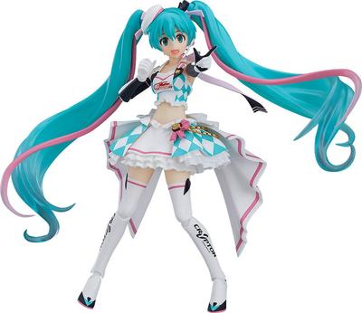 Figma ჰაცუნე მიკუ GT პროექტი Racing Miku შეღებილი მოძრავი ფიგურა 2019წ. არამასშტაბიანი ABS&PVC