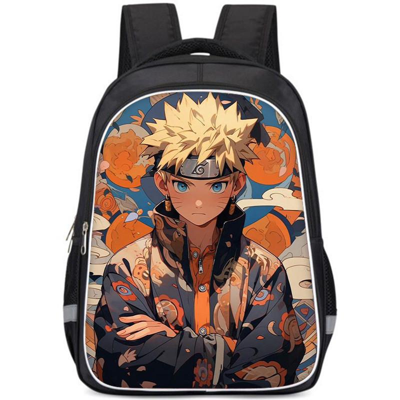 Naruto Large Capacity 3d Backpack Lightweight Burden-reducing School Bag For Kids