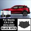 Für Mazda CX-3 CX3 DK 2014- B/C-Säulenaufkleber - PC-Fenster-Zierleiste für die mittlere Säule, Auto-Außenzubehör 2015