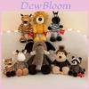 Jungle Animal Plushie Collection With Short Pile Fabric For Home And Room Decor