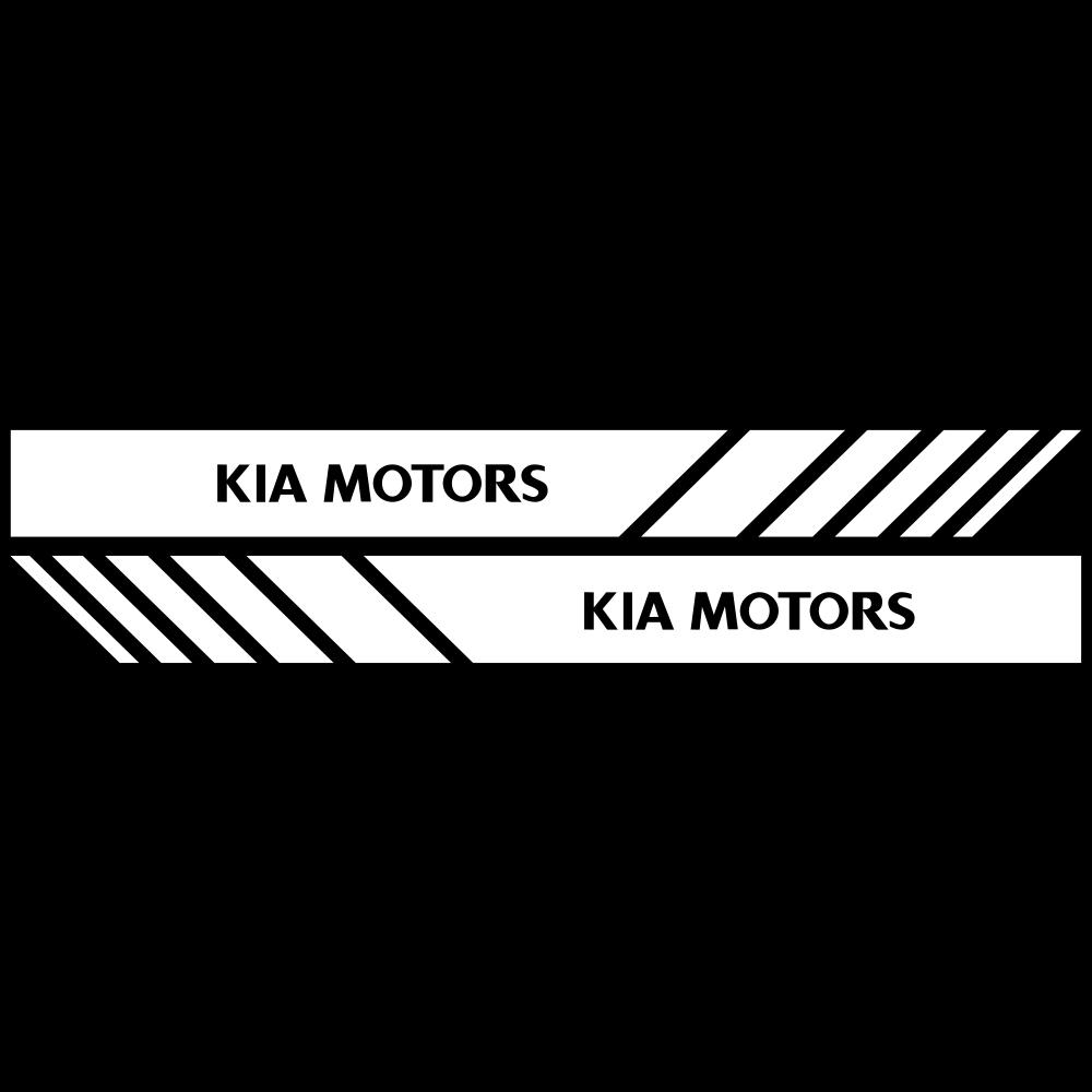 2 Pack Car Rear View Mirror Vinyl Stickers for Kia Rio Soul Seltos Forte K5 K3 Niro Sorento Stinger Sportage