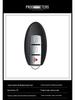 Compatible with NS Bluebird Smart Card 2+1 Button 433MHz 46 Chip Remote Key