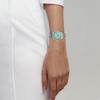 TISSOT Halo Collection Quartz Movement Women's Watch 34mm Green Dial Stainless Steel Case Steel Strap T1562101109100
