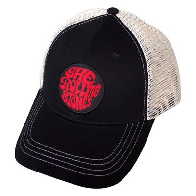 The Rolling Stones Unisex Erwachsenen Logo Mesh Back 70er Trucker Cap