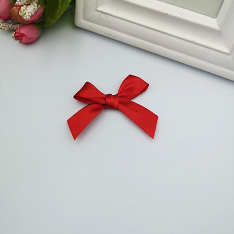 500pcs/Pack Colorful Satins Bowtie for Gift Presentation Stylish Polyester Bowknot Handmade Wedding Decoration Bows