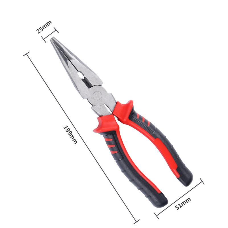 1/3PCS 6/8-inch Wire Pliers Sharp Large Opening Diagonal Pliers for Cutting Twisting Clamping Metal Wires Home Industrial Tool