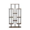 7-Tier Metal and Wood Plant Stand