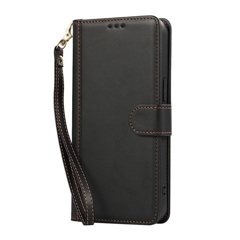 Mobile phone leather case custom LOGO flip mobile phone case protective case processing leather foreign trade explosion
