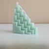 Handmade Geometric Soy Wax Candle - Aromatic & Creative Indoor Gift Ornament