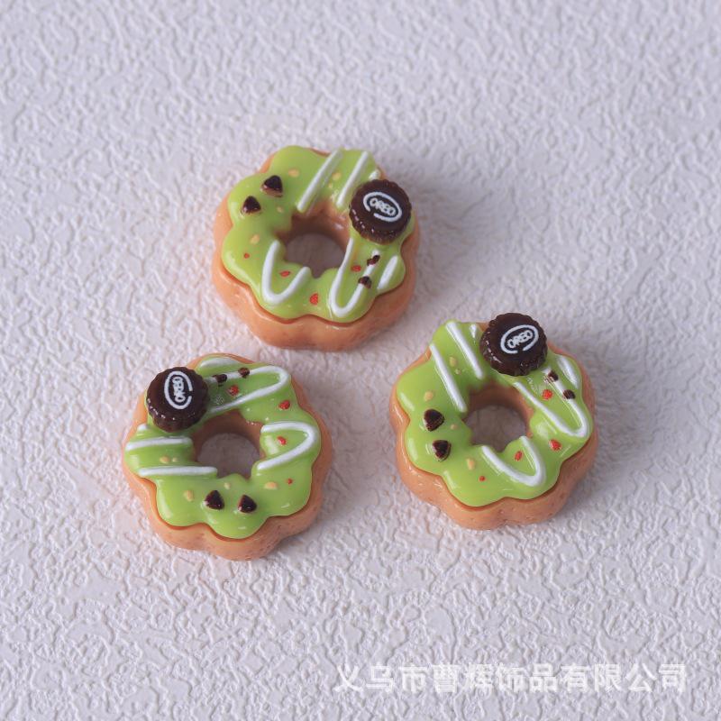 Cute DIY Resin Donut Simulation Materials for Jewelry and Crafting