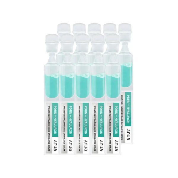 ANUA PDRN Hyaluronic Acid Capsule 100 Serum 1ml ×10ea
