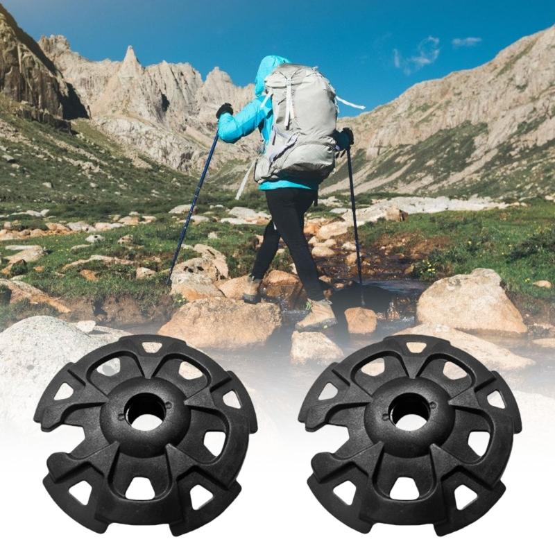 Outdoor Climbing Trekkings Rod Tip Snows Flakes Mud Ski Basket Walking Stick Basket Caps Guard Replacement Hiking
