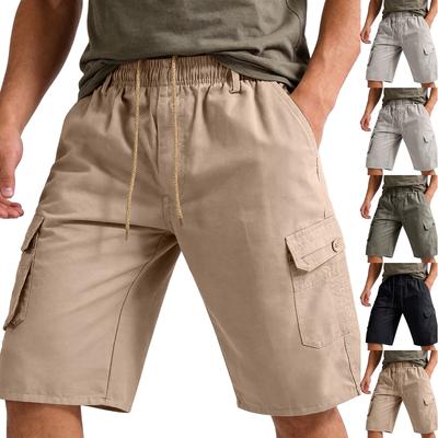 Men's Casual Pants, Summer Lightweight Beach Shorts, Three-quarter Length Shorts