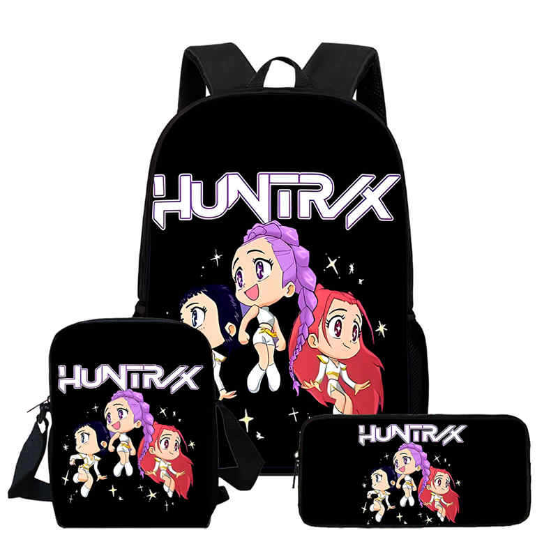 Kpop Witcher Girl Group Trendy Kids Backpack with High-Definition Print, Large Capacity, Lightweight, and Back-Protecting Design 6267
