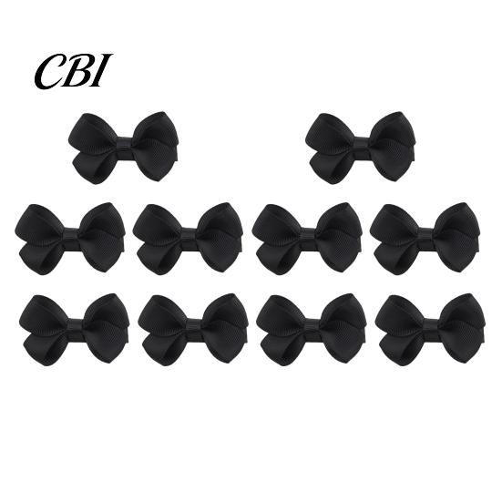 Toddler Hair Bow Clips 10Pcs Baby Clips, Bows, Fully Covered Barrette Grosgrain Ribbon Clip Everyday for Toddlers Pins Girls Infants & Toddlers, Soft