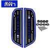For Giorno125 Motorcycle Aluminum Alloy Pedal Modification Accessories, Anti Slip Rubber Pedal Pad