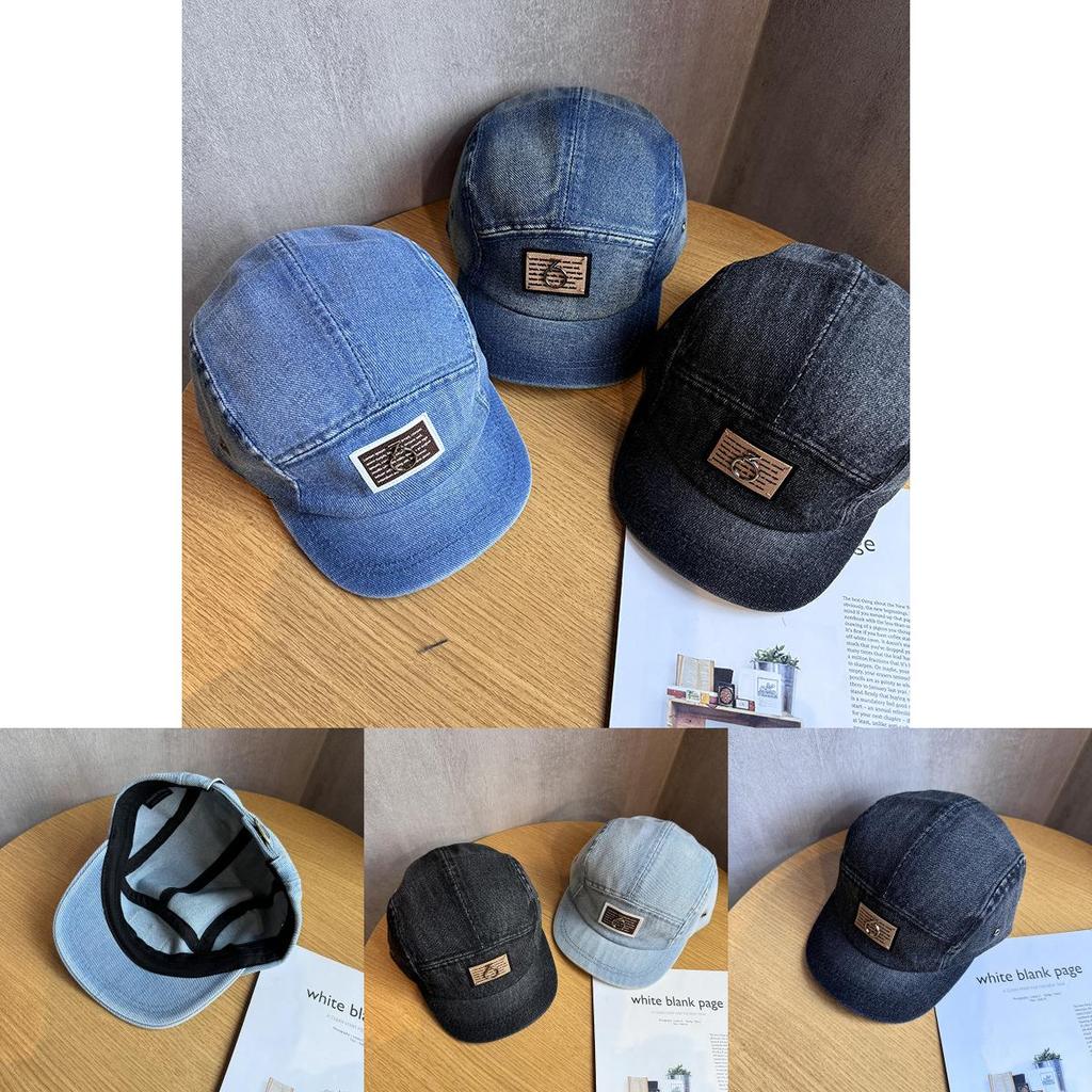 Trendy Letter Patch Cotton Baseball Hat With Sun Protection For Casual Wear