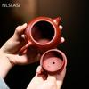 Yixing Raw Ore Xishi Tea Pots Handmade Purple Clay Teapot Dahongpao Beauty Kettle Chinese Tea Ceremony Gifts Tie Guanyin 230ml